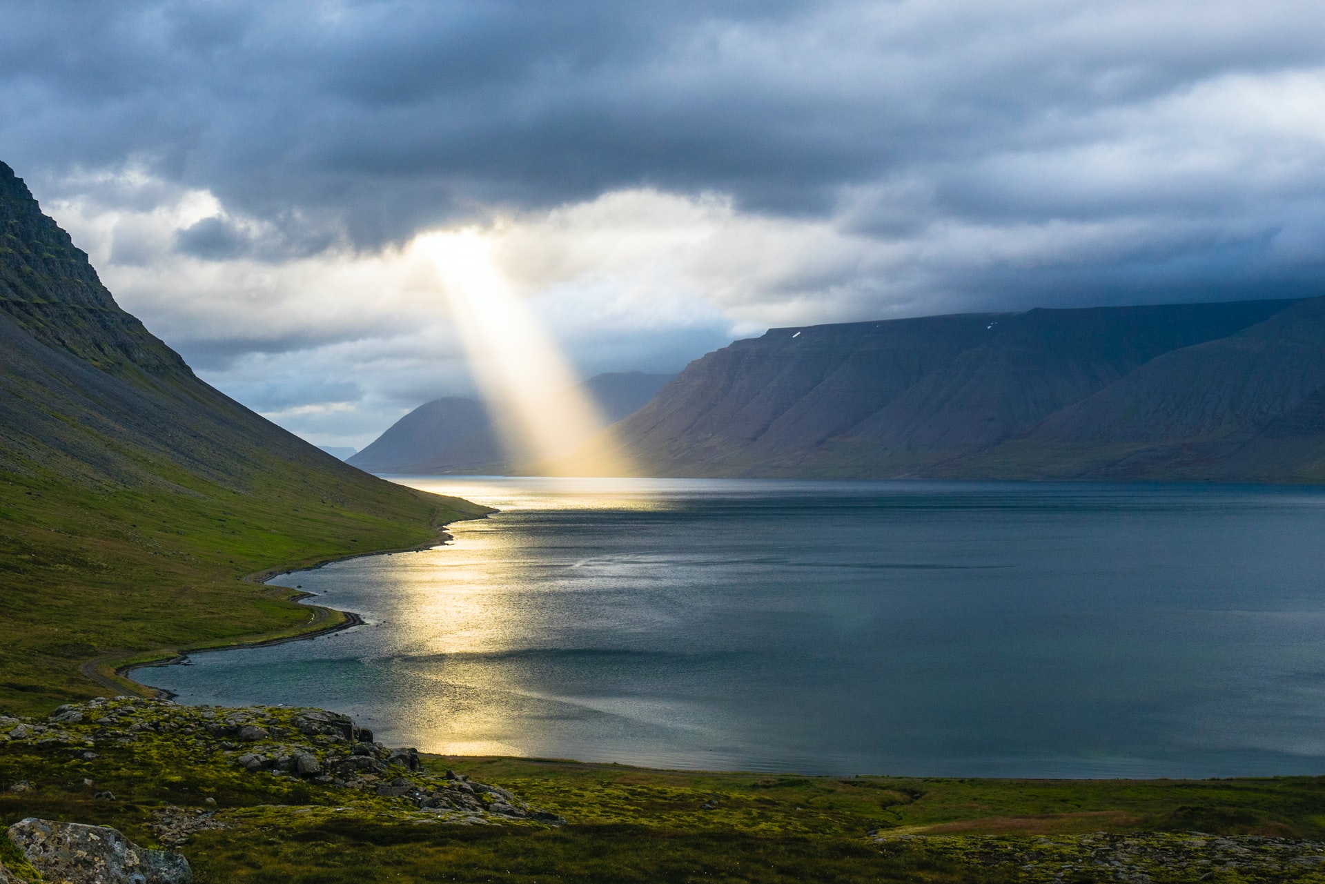 Sunray in Iceland
